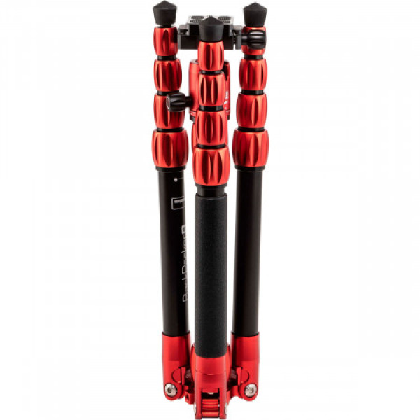Штатив MeFOTO Backpacker S Aluminum - Red (BPSARED) с моноподом